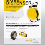 PackSynergy Strap Dispenser Abrollwagen für Umreifungsbänder, Bandumreifungsabrollwagen, Bandabrollwagen