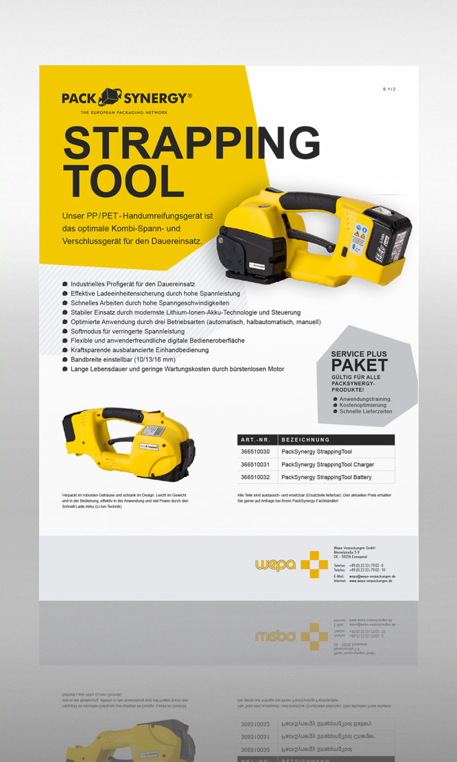 PackSynergy Strapping Tool