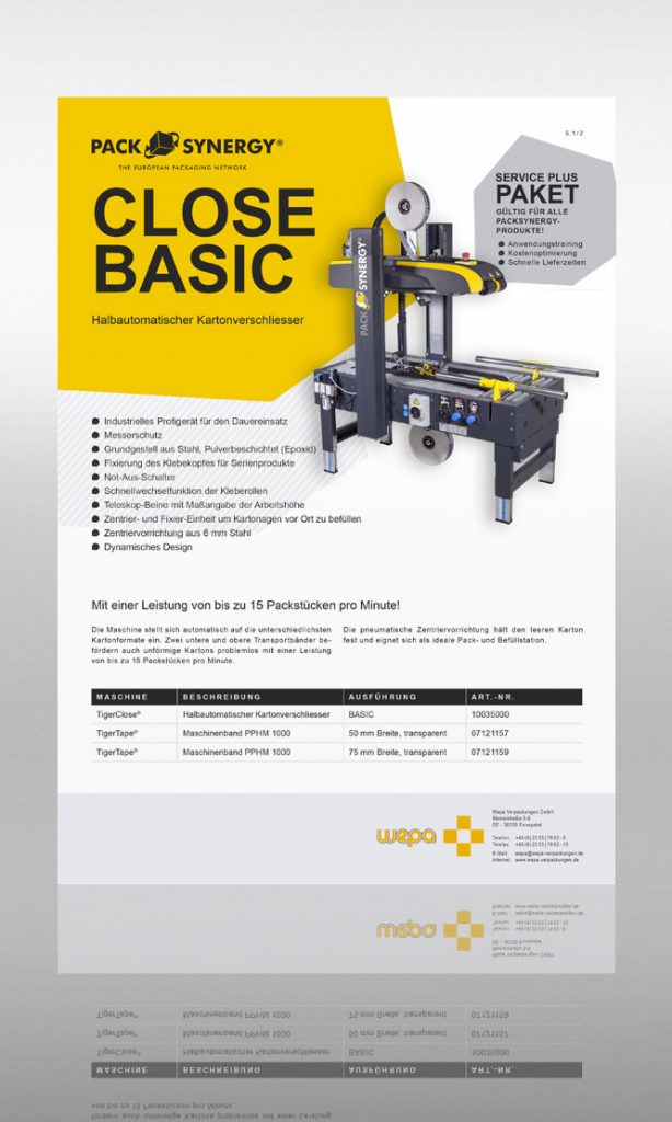 PackSynergy Close Basic