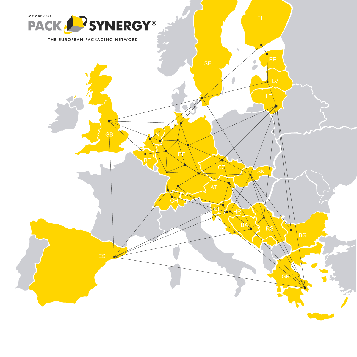 PackSynergy Members Map (01.07.2023)